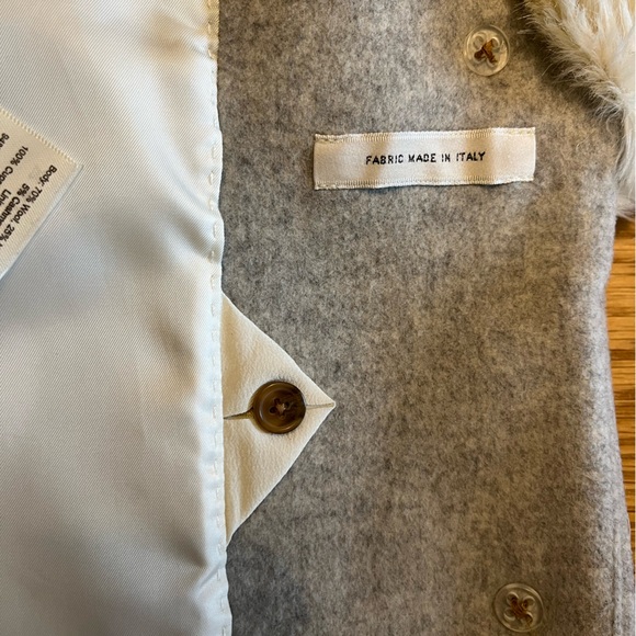 Aritzia Wilfred wool coat with fur collar size XXS - Picture 8 of 10